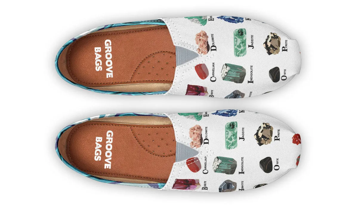 Geology Alphabet Casual Shoes